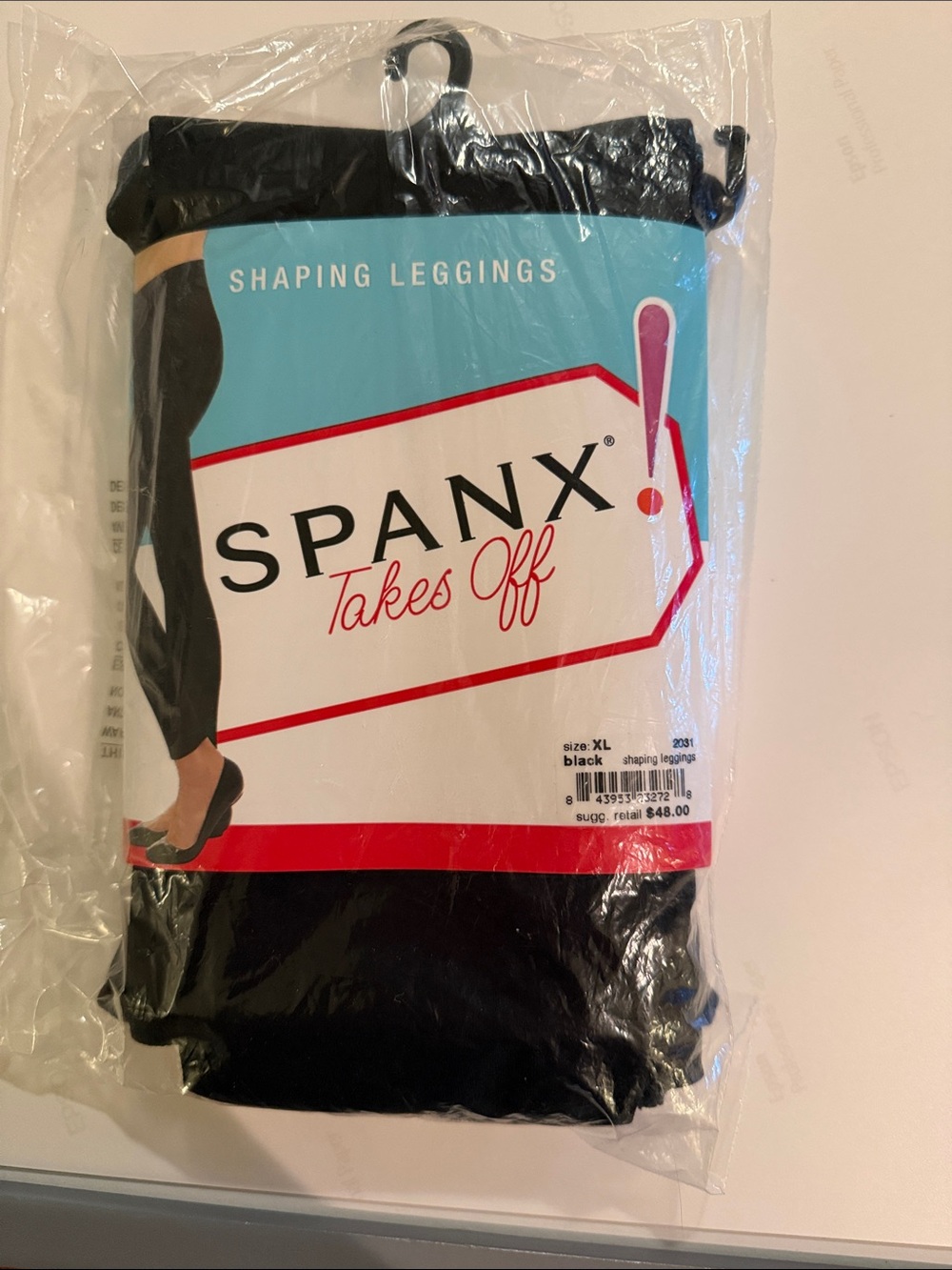 SPANX Black Shaping Leggings - Skinny Fit